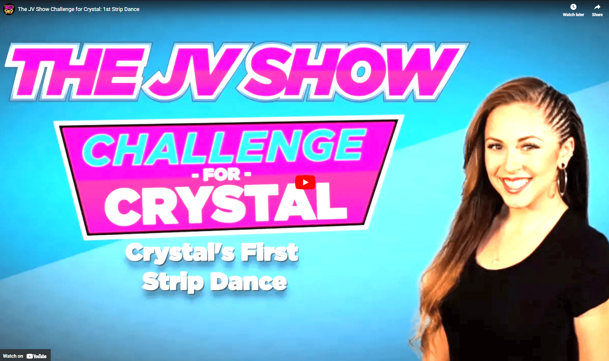 The JV Show Challenge for Crystal: 1st Strip Dance